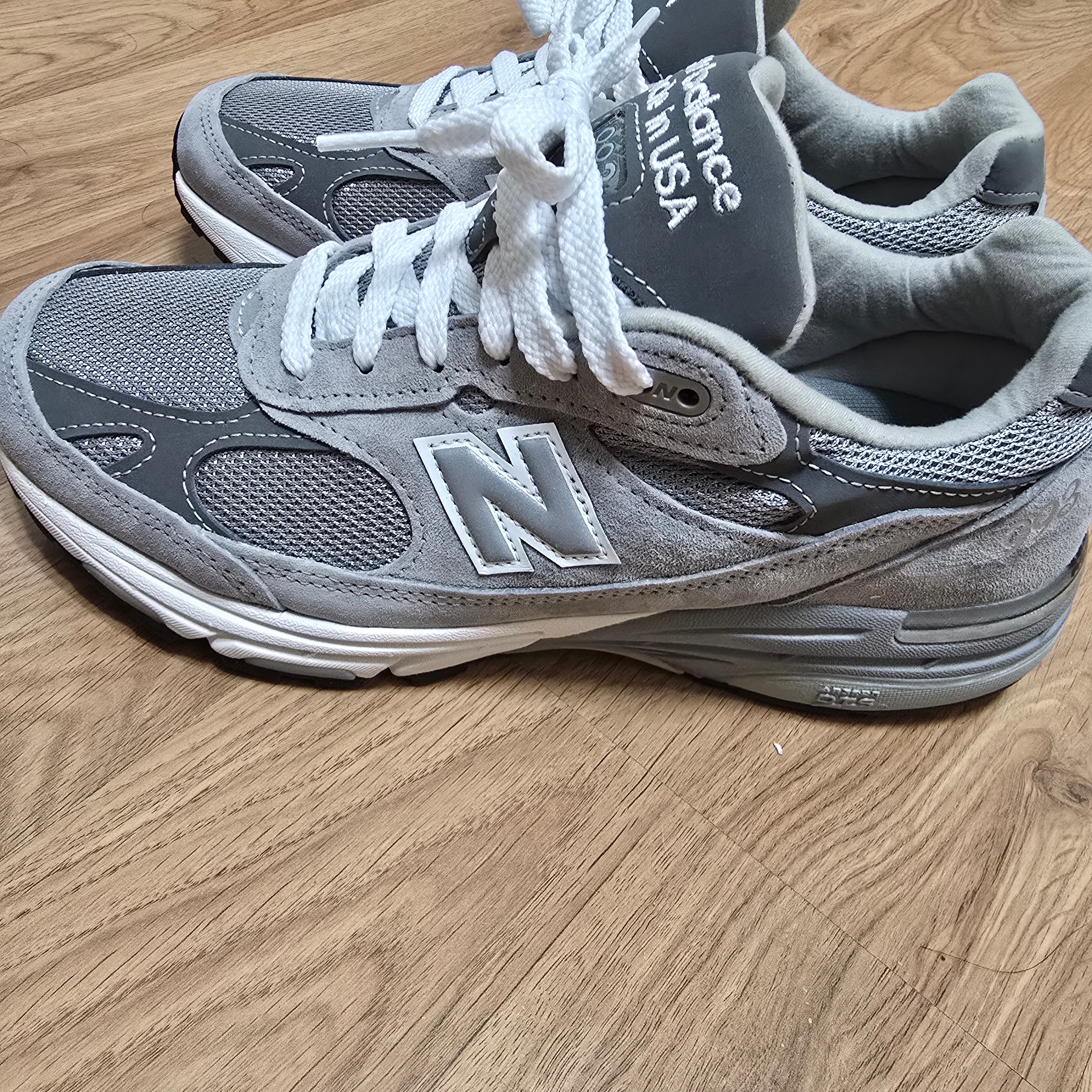 New Balance 993 Made in USA Grey - D Standard 착용 스타일