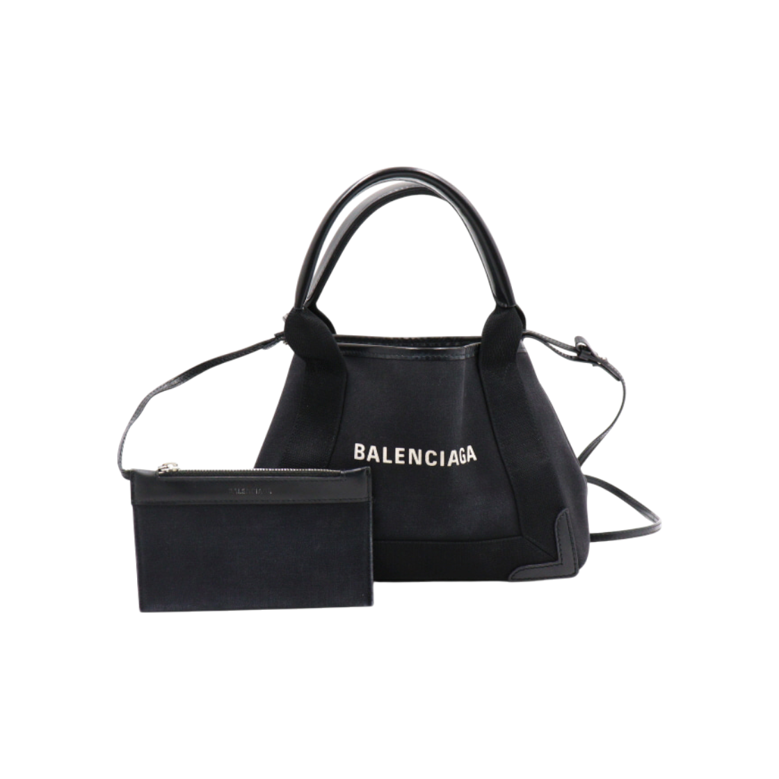 발렌시아가 390346 카바스 XS 캔버스 토트백 겸 숄더백 크로스백 aa49779(Balenciaga XS Canvas Cabas Tote & Shoulder Bag) - 1