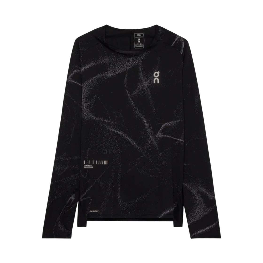 온 러닝 퍼포먼스 롱슬리브 루모스 티셔츠 블랙(On Running Performance Long Sleeve Lumos T-Shirt Black)