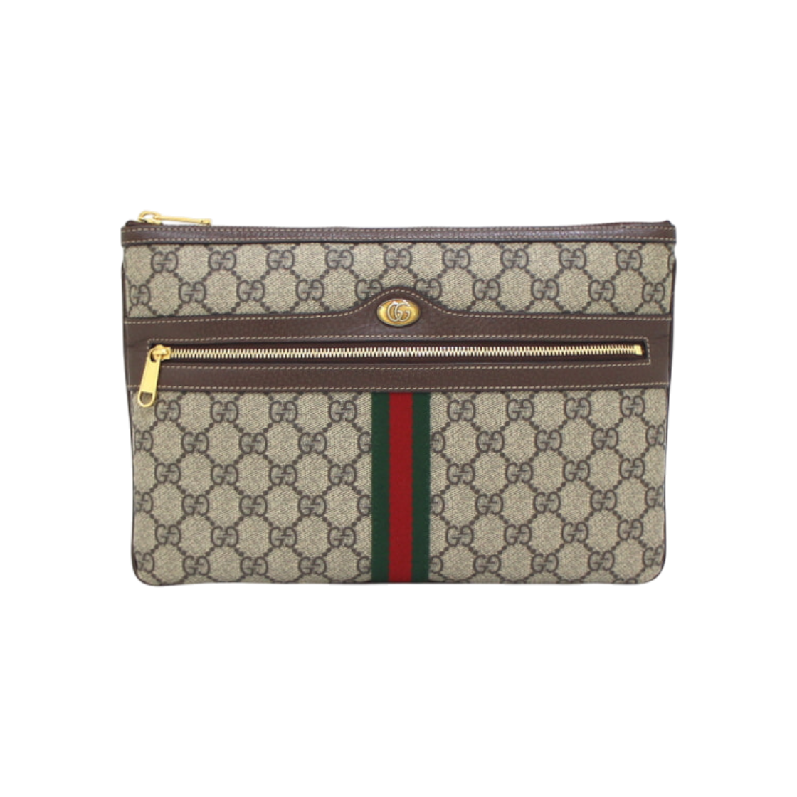 ITN9USMC57JM Gucci Ophidia Web Stripe Pouch Clutch Bag