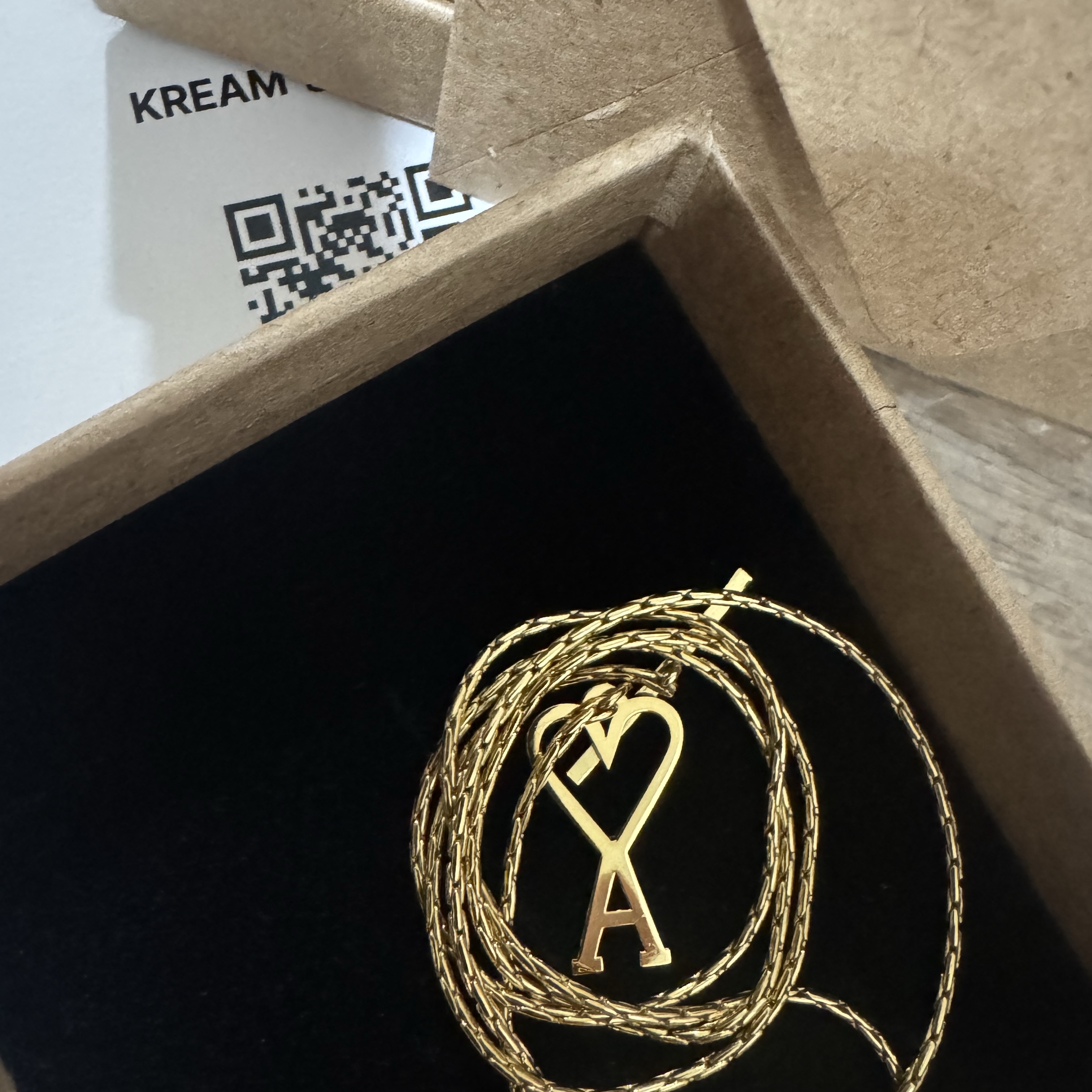 AMI de Coeur Chain Necklace Gold 착용 스타일