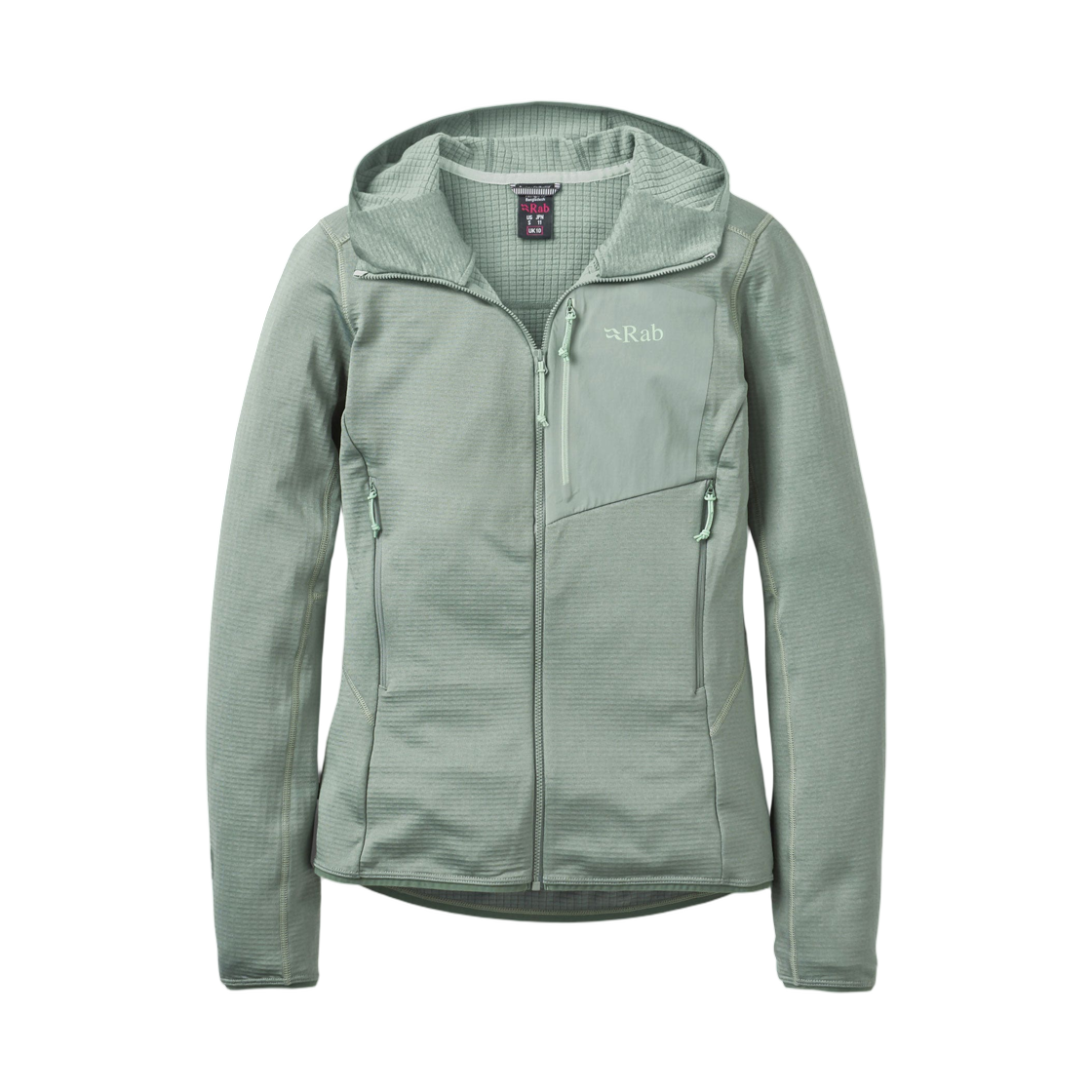 (W) 랩 어센더 후디 다크 피그 그린((W) Rab Ascendor Hoody Dark Fig Green) - 1