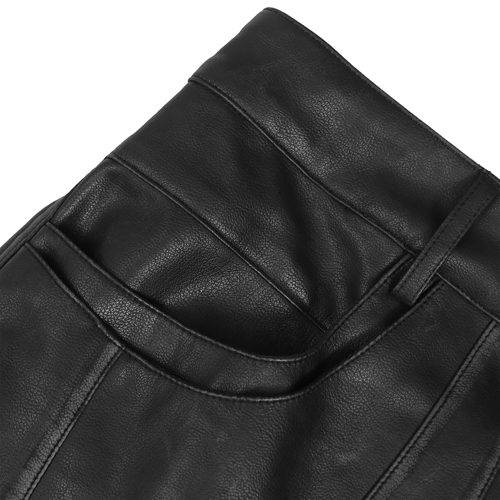 에러앤와이씨 패이즈쉬프트 디테쳐블 레더 팬츠 블랙(ERRORNYC Phase-Shift Detachable Leather Pants Black) - 3