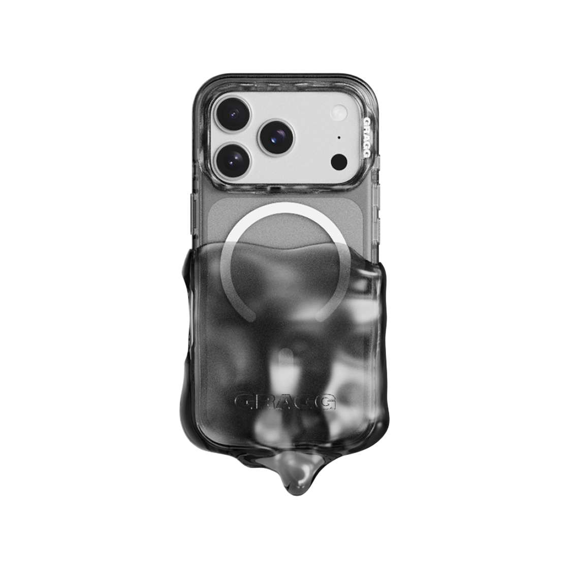 그래그 더블 레이어스 케이스 - 클리어 블랙(Gragg Magsafe Double Layers Case - Clear Black)