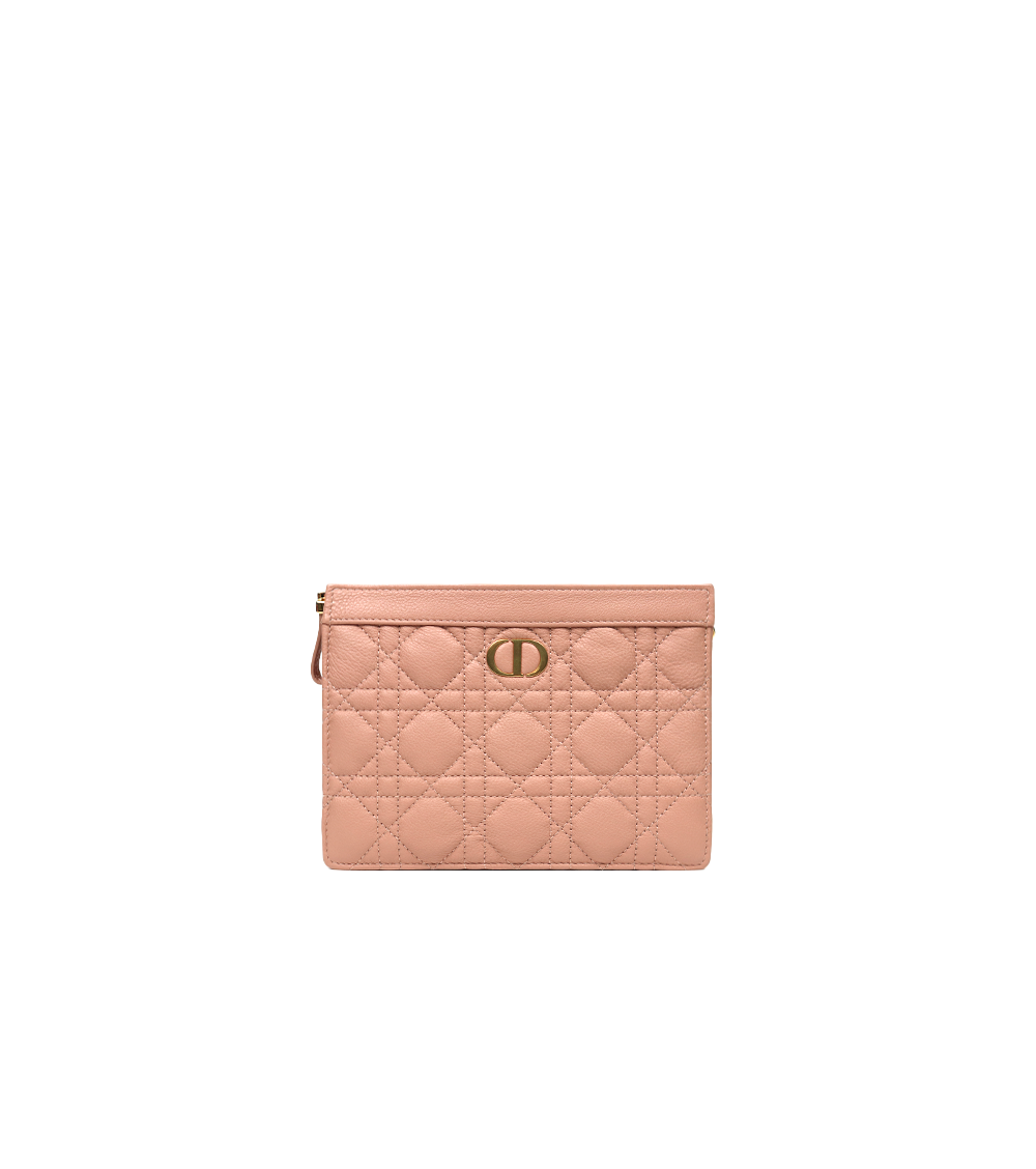 디올 베이지 핑크 레더 에브리 체인 파우치 백 C-A37107(Dior Beige Pink Leather Every Chain Pouch Bag C-A37107) - 1