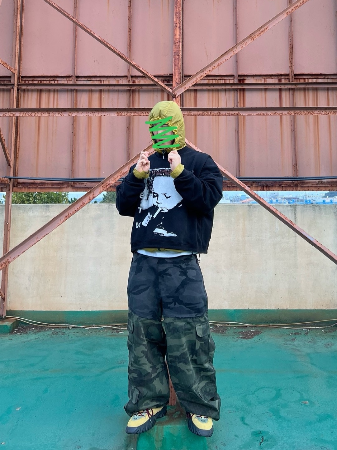 qAp Baby Crewneck Black, Oakley Factory Team Suede Flesh Edge Boots Yellow 착용 스타일 - 7