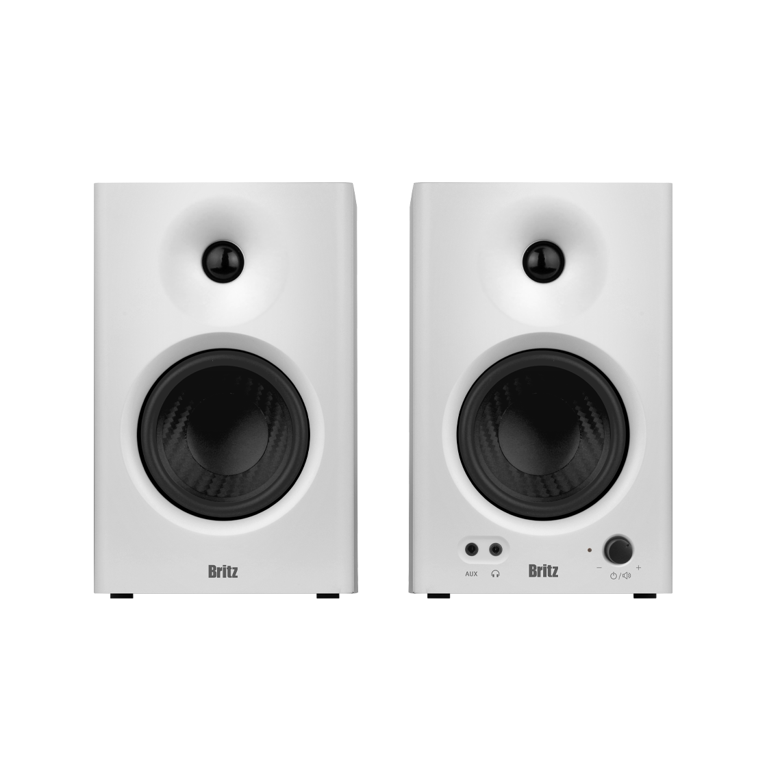 BR-Monitor4_WH Britz BR-Monitor4 Bluetooth Studio Monitor Speaker White