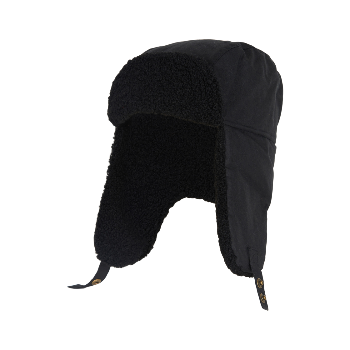 바버 모랄 왁스드 트래퍼 햇 클래식 블랙(Barbour Morar Waxed Trapper Hat Classic Black)