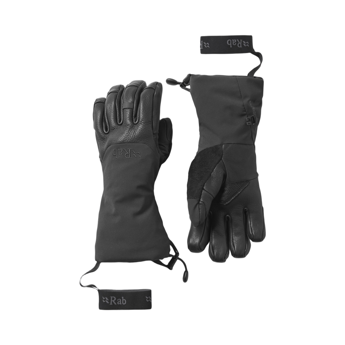 (W) 랩 가이드 고어텍스 건틀릿 블랙((W) Rab Guide Gore-Tex Gauntlets Black) - 1