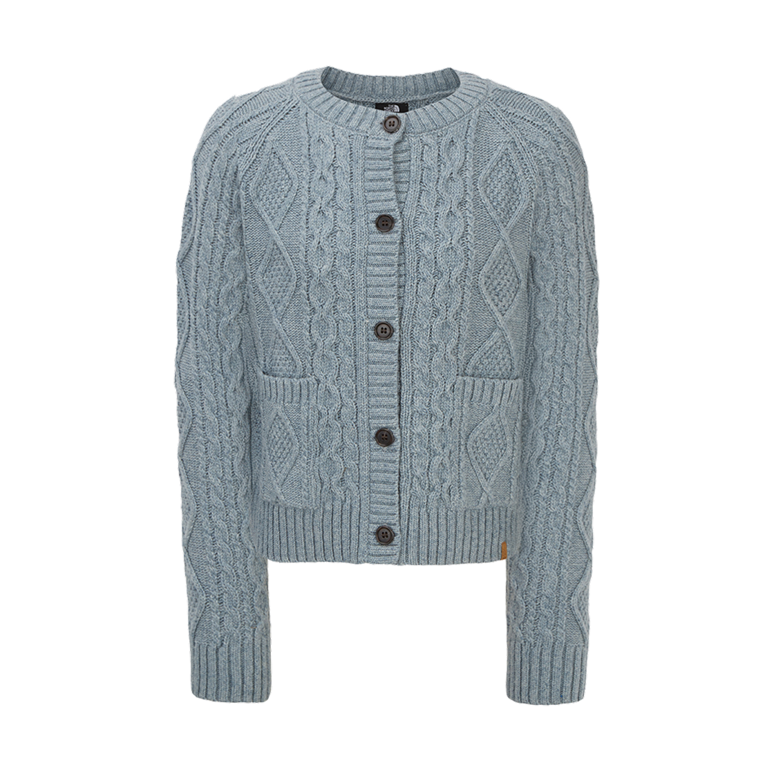 NJ5SR88C (W) The North Face Luoto Wool Cardigan Blue Gray - 25FW