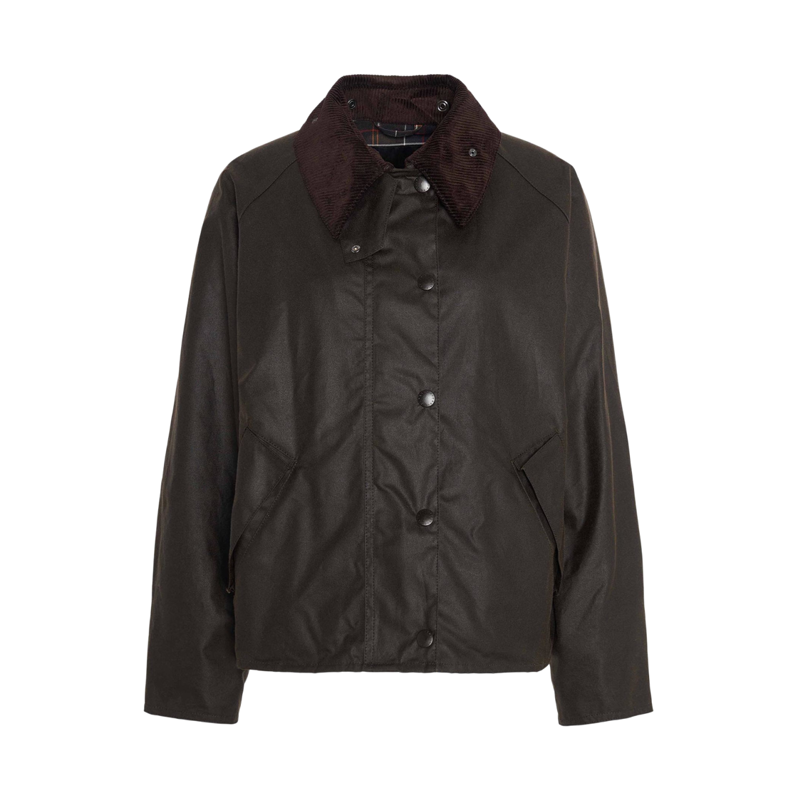 (W) 바버 트랜스포트 왁스 자켓 올리브 클래식((W) Barbour Transport Wax Jacket Olive Classic)