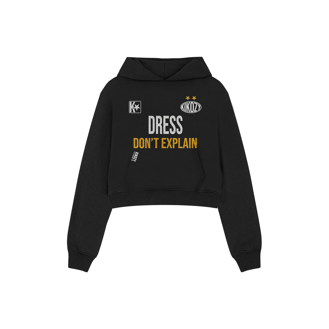 S35854 [KREAM 단독] Kikozy Don't Explain Uniform Hoodie Black(W)