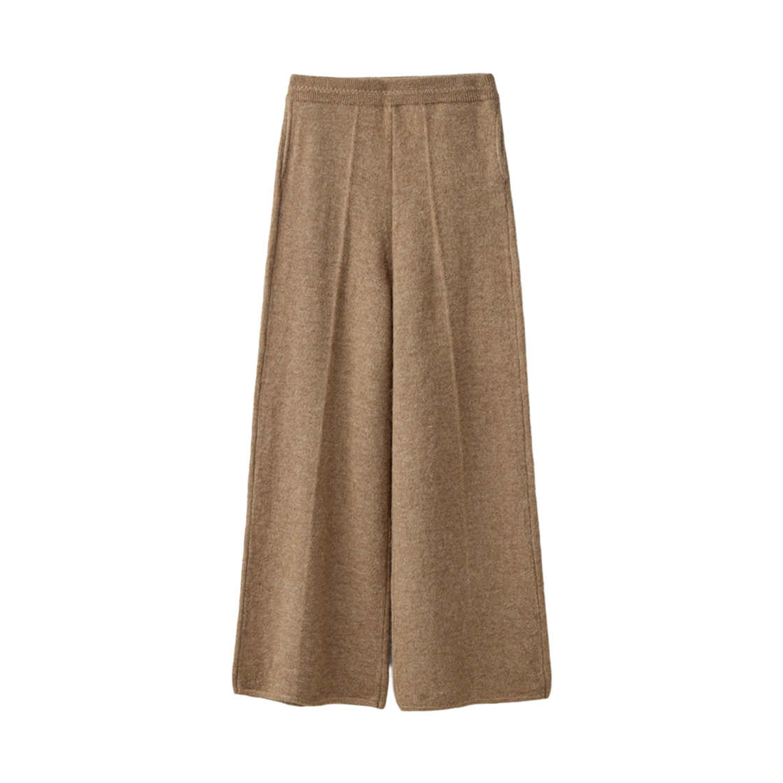 UM254WPT85CM UMARMUNG Peruvian Baby Alpaca Yarn Fluid Pants_Caramel