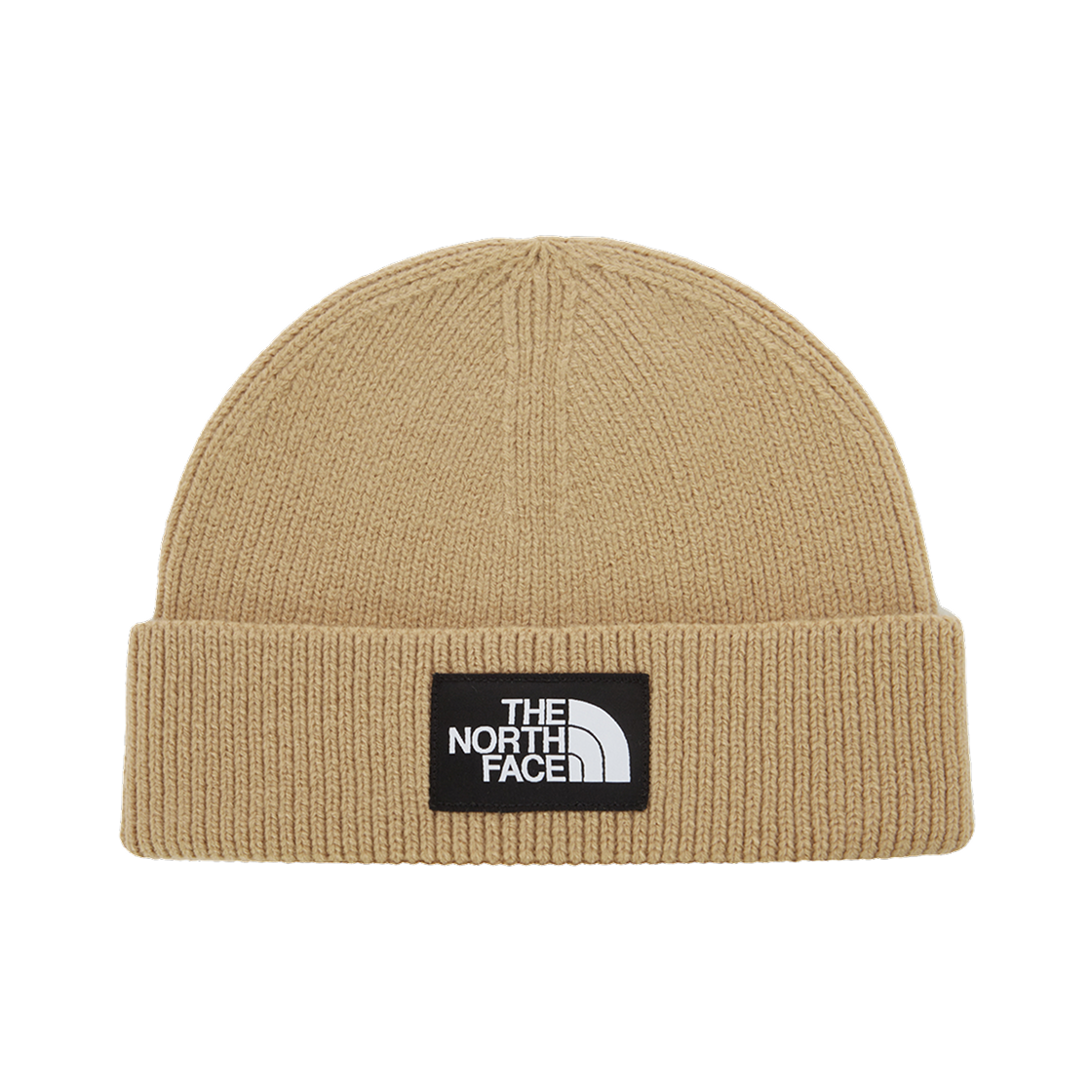 NE3BR61D The North Face Big Logo Beanie Dark Beige - 25FW