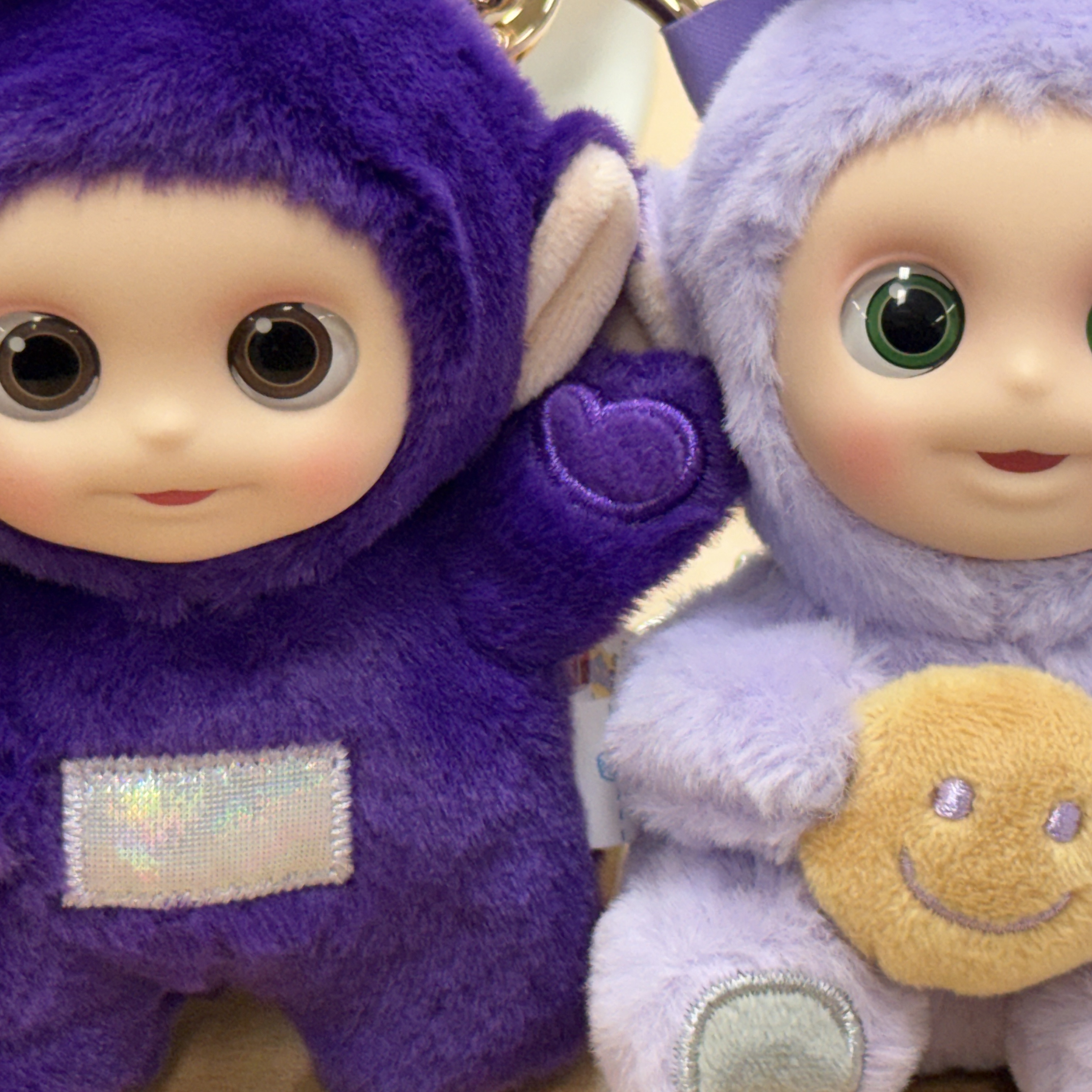 Pop Mart Teletubbies Say Hello Series Figures Sealed Case Tinky Winky's Chill Flower (Opened Case) 착용 스타일