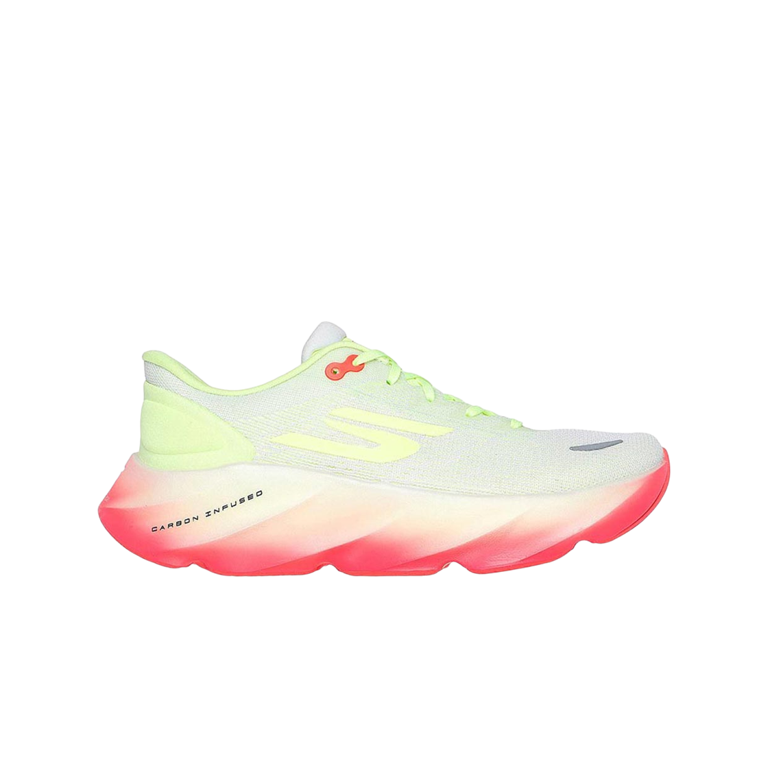 (W) 스케쳐스 테크 러닝 SKX 에어로 버스트 화이트 옐로우((W) Skechers Tech Running SKX Aero Burst White Yellow)