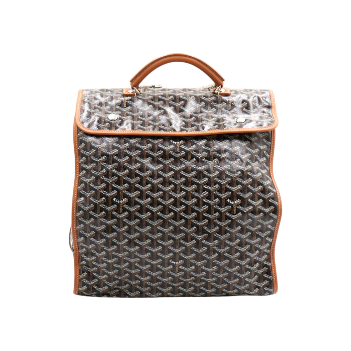 IT758PP2IVM6 Goyard Black PVC Saint Leger Tote Backpack