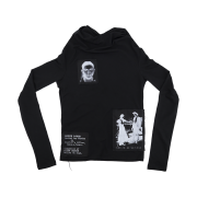 Sundayoffclub Bonnie & Clyde Roll-Neck T-Shirt Black