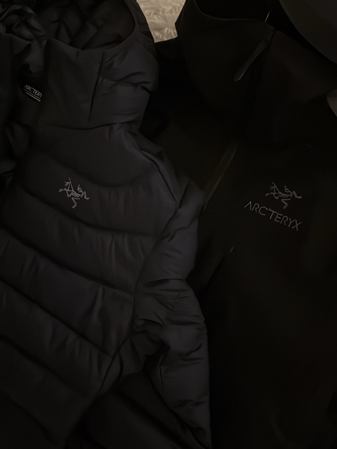 Arc'teryx Beta Jacket Black, Arc'teryx Alpha SV Jacket Black 착용 스타일 - 2