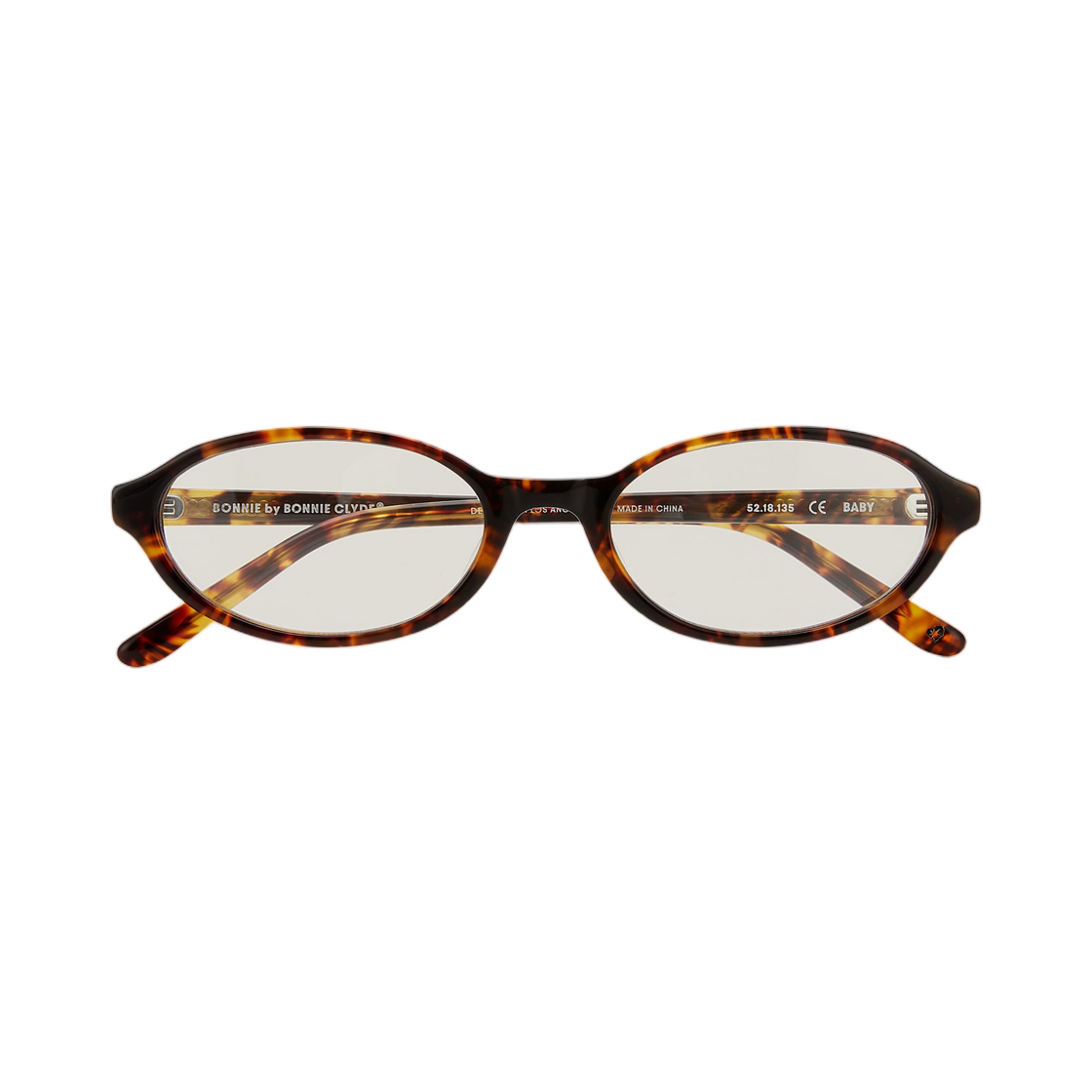 보니 클라이드 베이비 톨토이즈 스탠다드 논 프리스크립션 블루 라이트 렌즈(Bonnie Clyde Baby Tortoise Standard Non Prescription Blue Light Lenses)