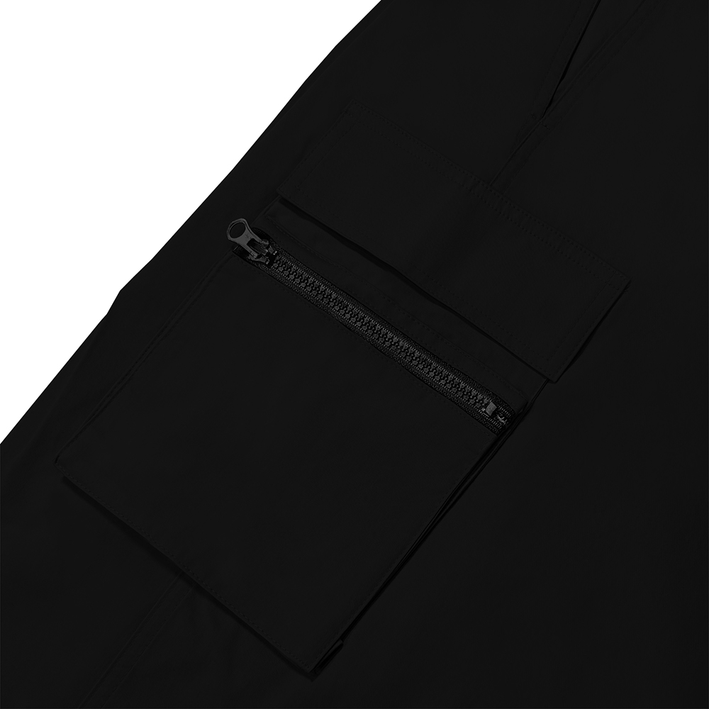 에러앤와이씨 자셰이프드 카고 팬츠 블랙(ERROR NYC Jar-shaped Cargo Pants Black) - 4