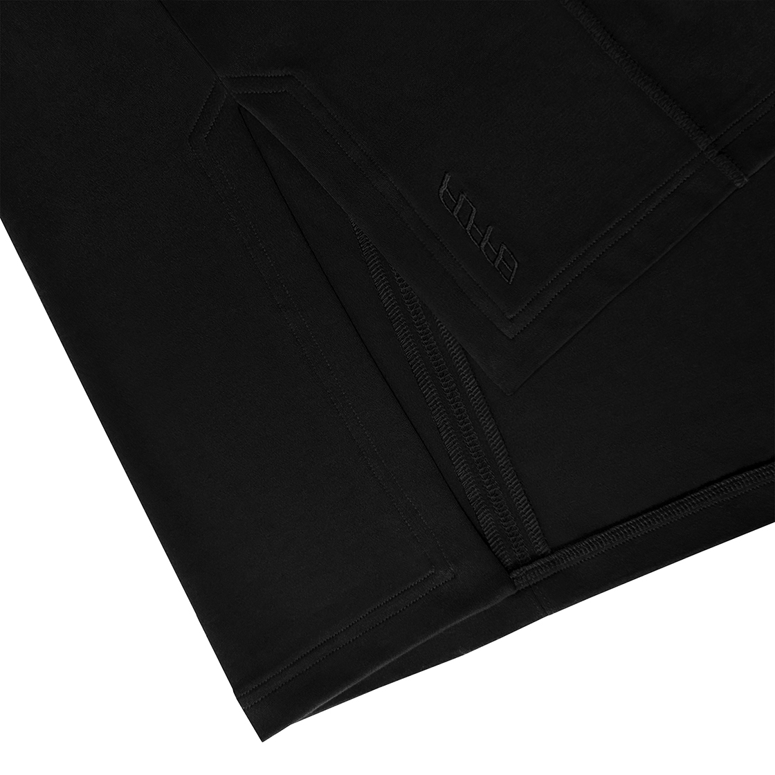 에러앤와이씨 인사이드아웃 사이드 슬릿라인 티셔츠 블랙(ERROR NYC Inside-out Side Slitline T-shirt Black) - 3