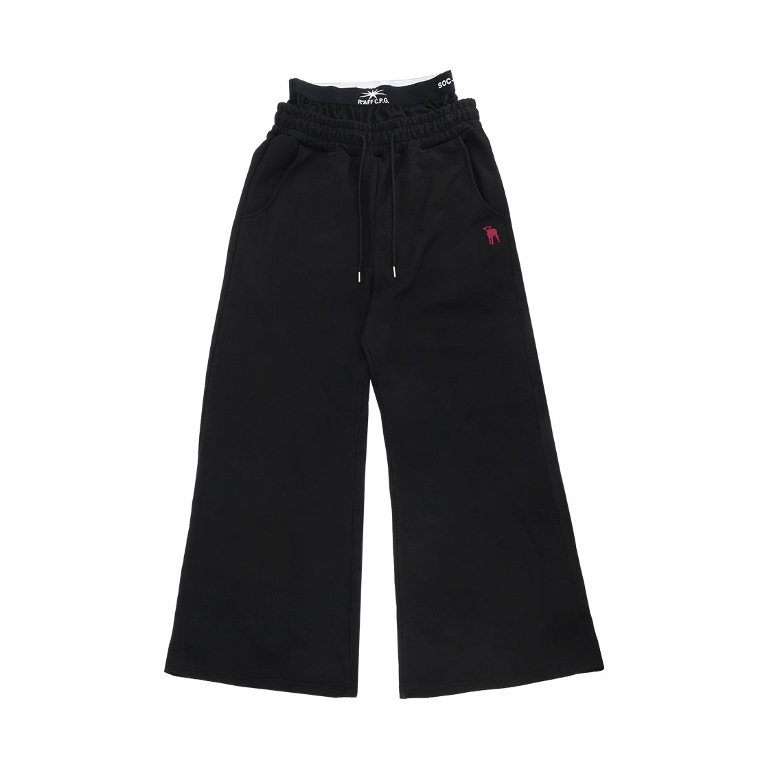 P0000BYL Sundayoffclub R*AFF Boxer Brief Sweatpants Black