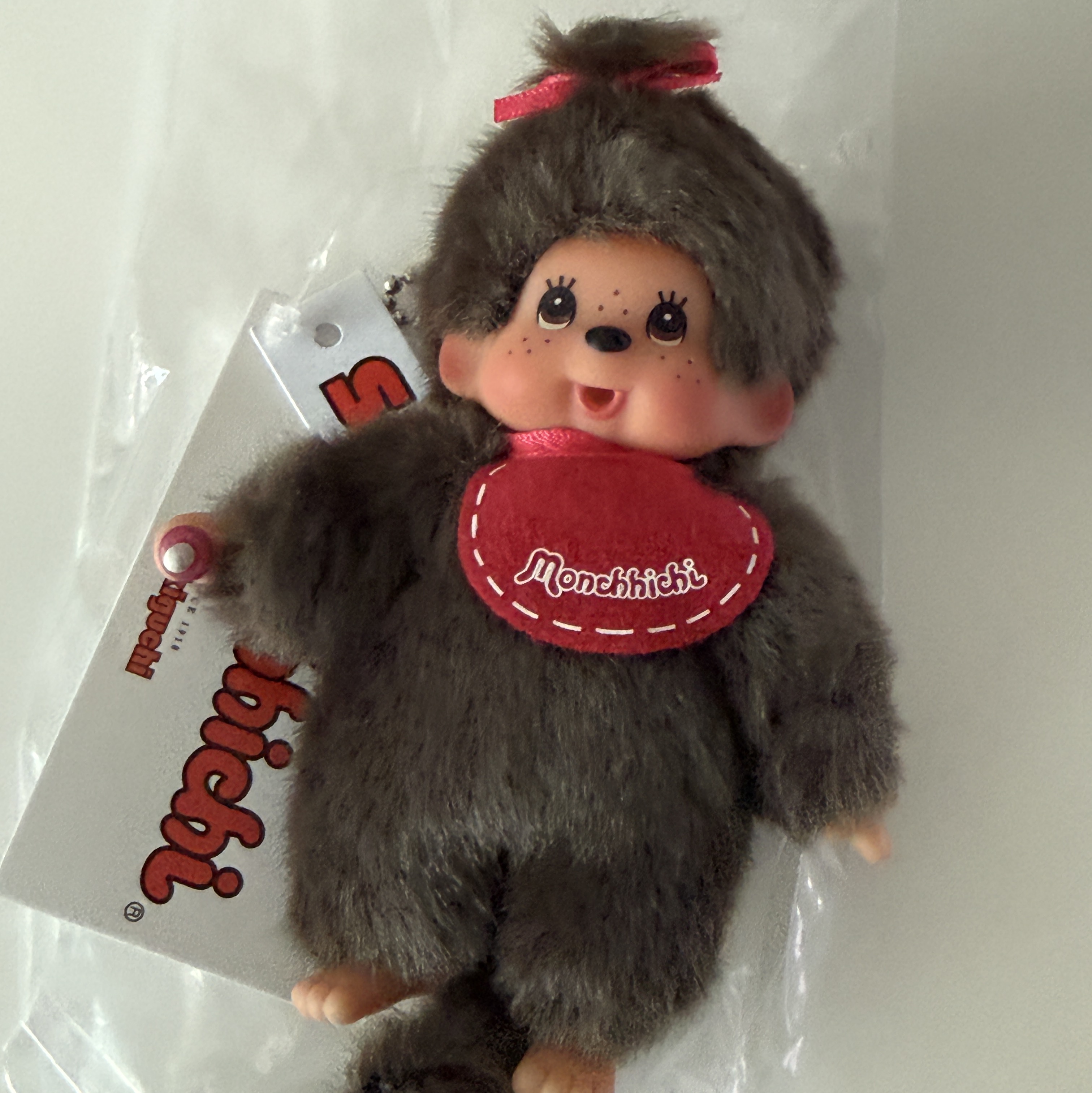 Monchhichi Keychain Mini Girl 착용 스타일