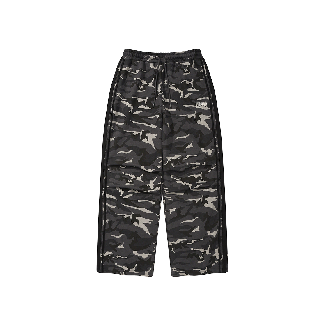 트레셔 플레임 워시드 트랙 스웻팬츠 카모(THRASHER Flame Washed Track Pants Camo)