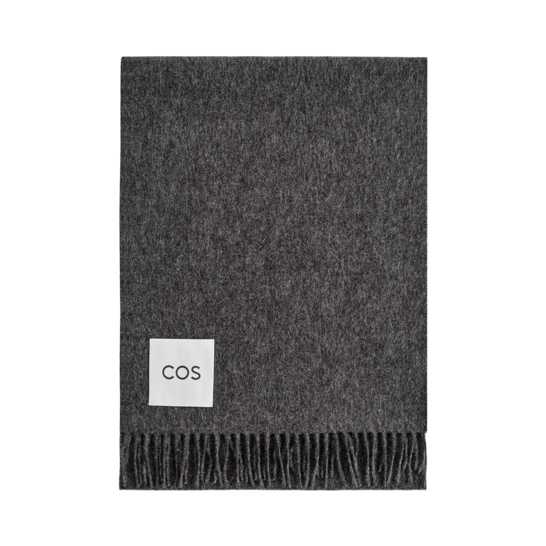 1309813001 COS Cashmere Muffler Charcoal