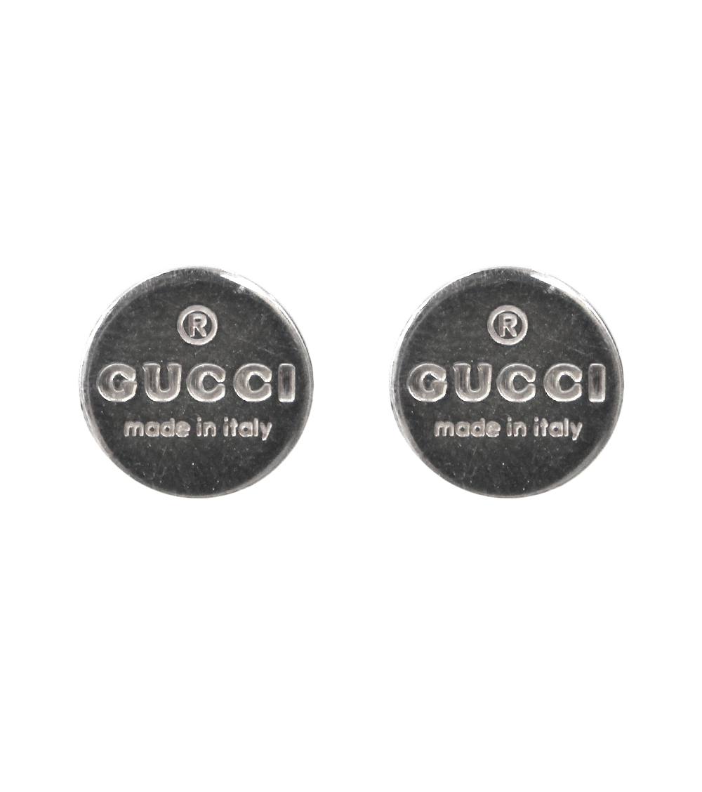 ITMQPROVNFI6 Gucci Round Silver Earrings A-B38874