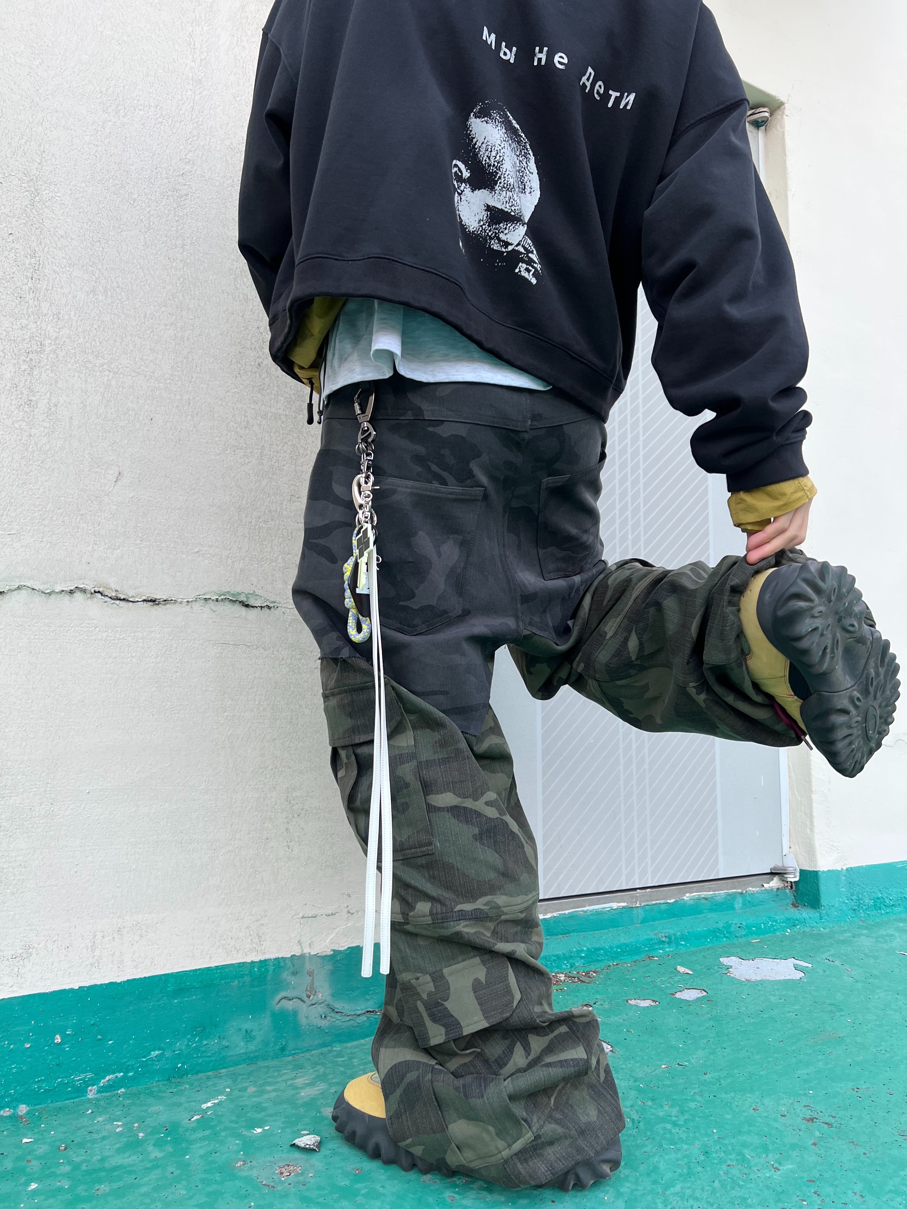 qAp Baby Crewneck Black, Oakley Factory Team Suede Flesh Edge Boots Yellow 착용 스타일 - 1