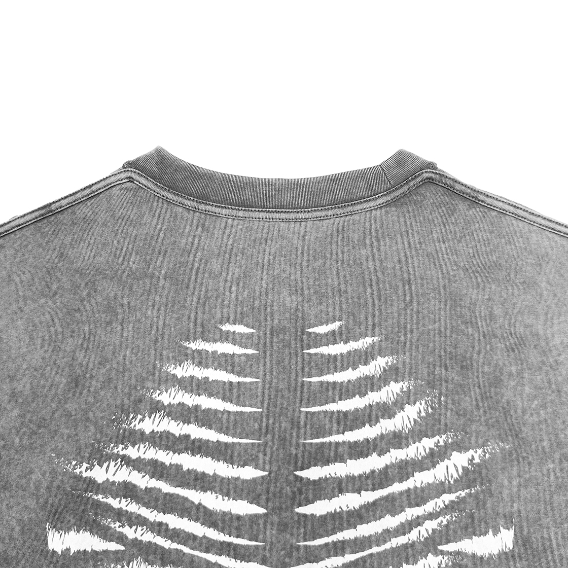 에러앤와이씨 임프린트 프로스트 티셔츠 그레이(ERROR NYC Imprint Frost T shirts Light Grey) - 6