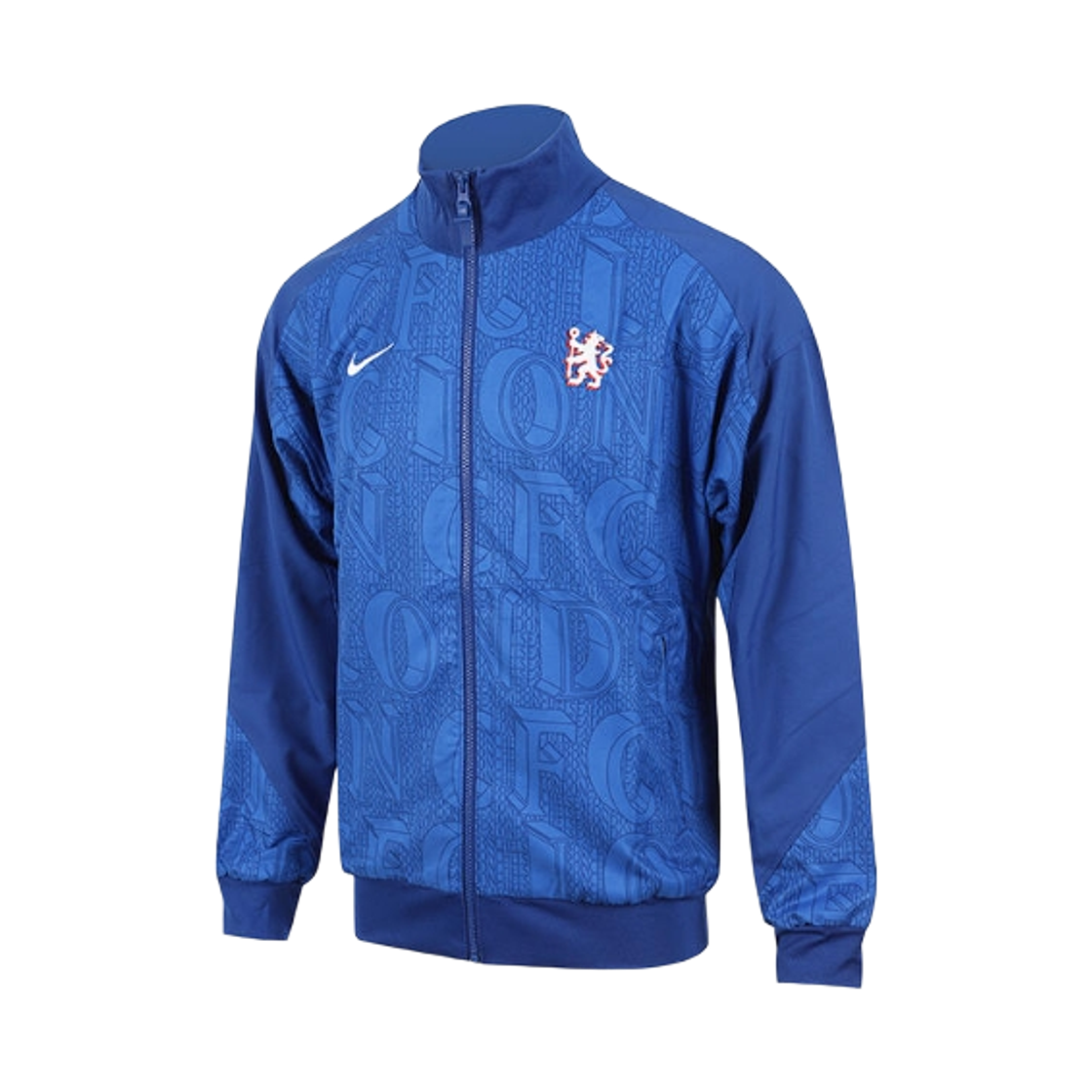나이키 첼시 FC 2025/26  스트라이크 드라이핏 풋볼 앤섬 자켓 러쉬 블루 게임 로얄 (논 마킹 버전)