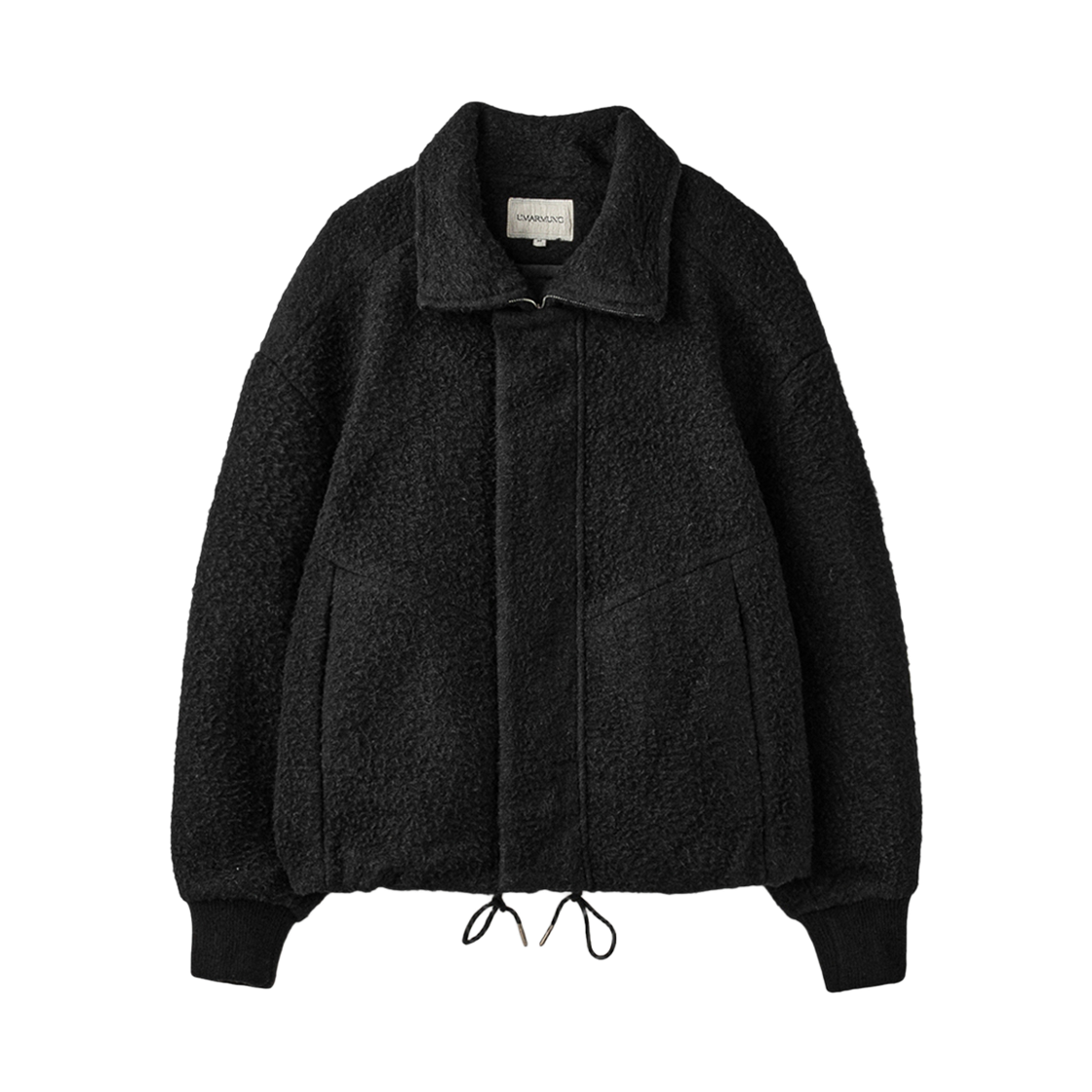 UM254AJK103BK UMARMUNG Italian Napped Wool Blouson_Black