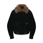 ADSB Andersson Bell Mikoos Velvet Bomber Jacket Black