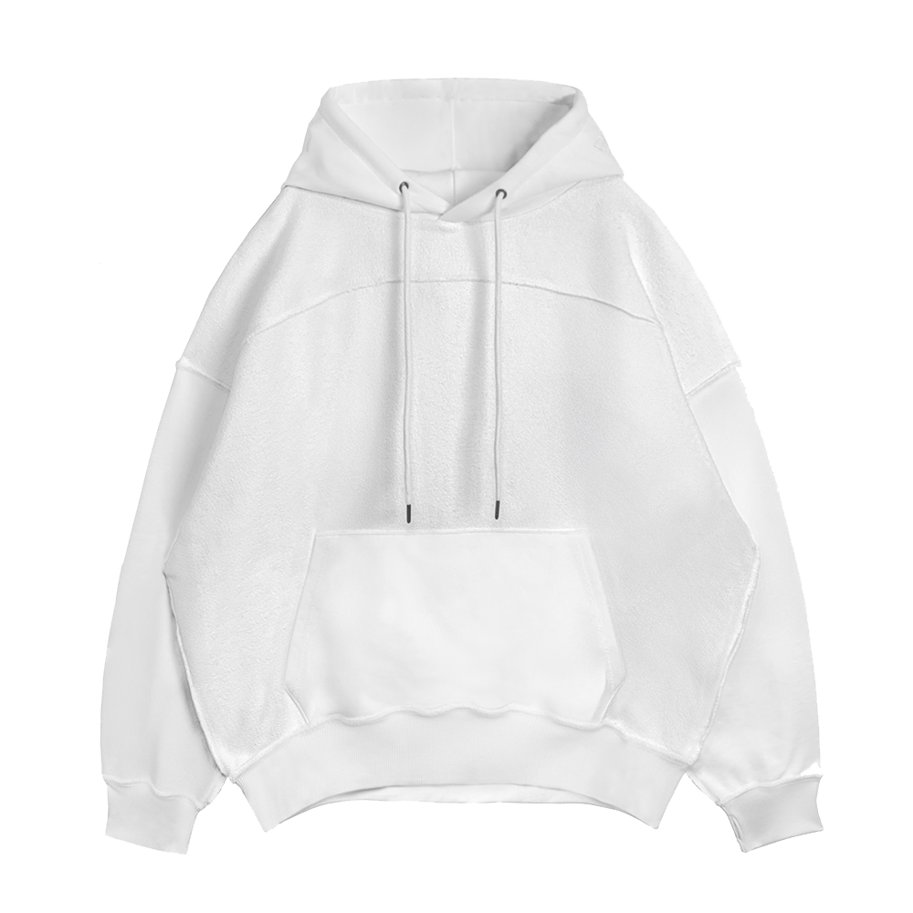 에러앤와이씨 리버서블 오버핏 후디 화이트(ERROR NYC Reversible Overfit Hoodie White)