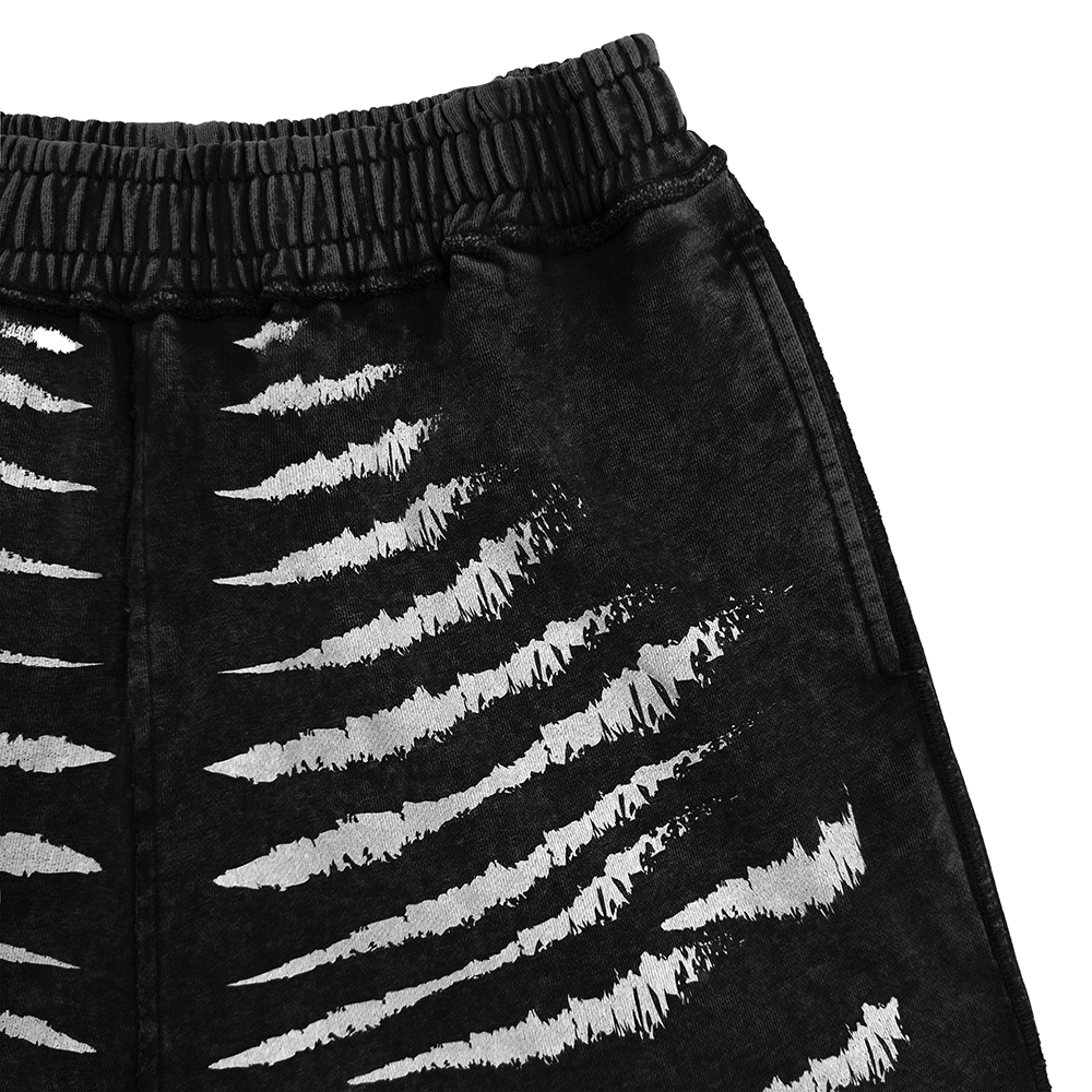 에러앤와이씨 임프린트 프로스트 프렌치 테리 쇼츠 블랙(ERROR NYC Imprint Frost French Terry Shorts Black) - 3