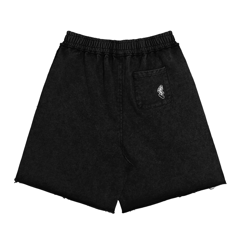 에러앤와이씨 임프린트 프로스트 프렌치 테리 쇼츠 블랙(ERROR NYC Imprint Frost French Terry Shorts Black) - 2