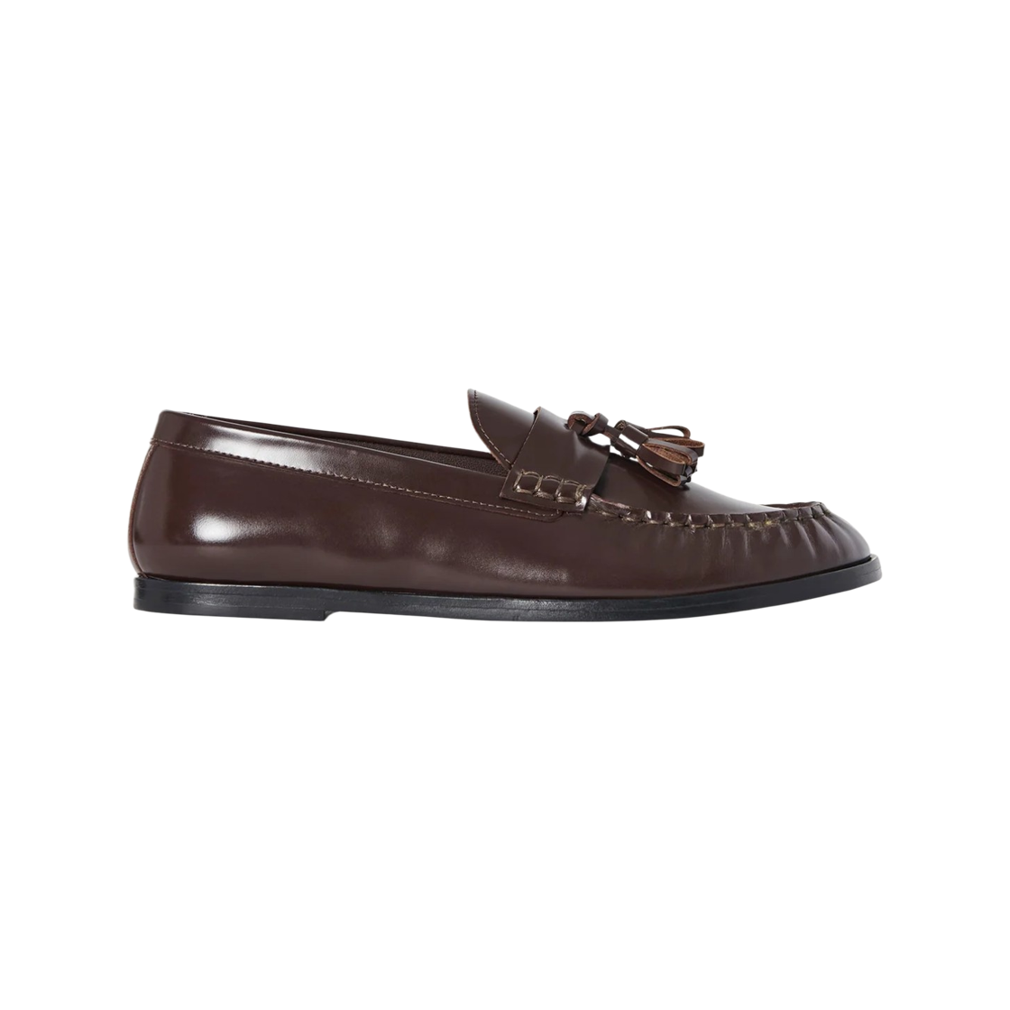 F1242L60ESP (W) The Row Loafer in Leather Espresso