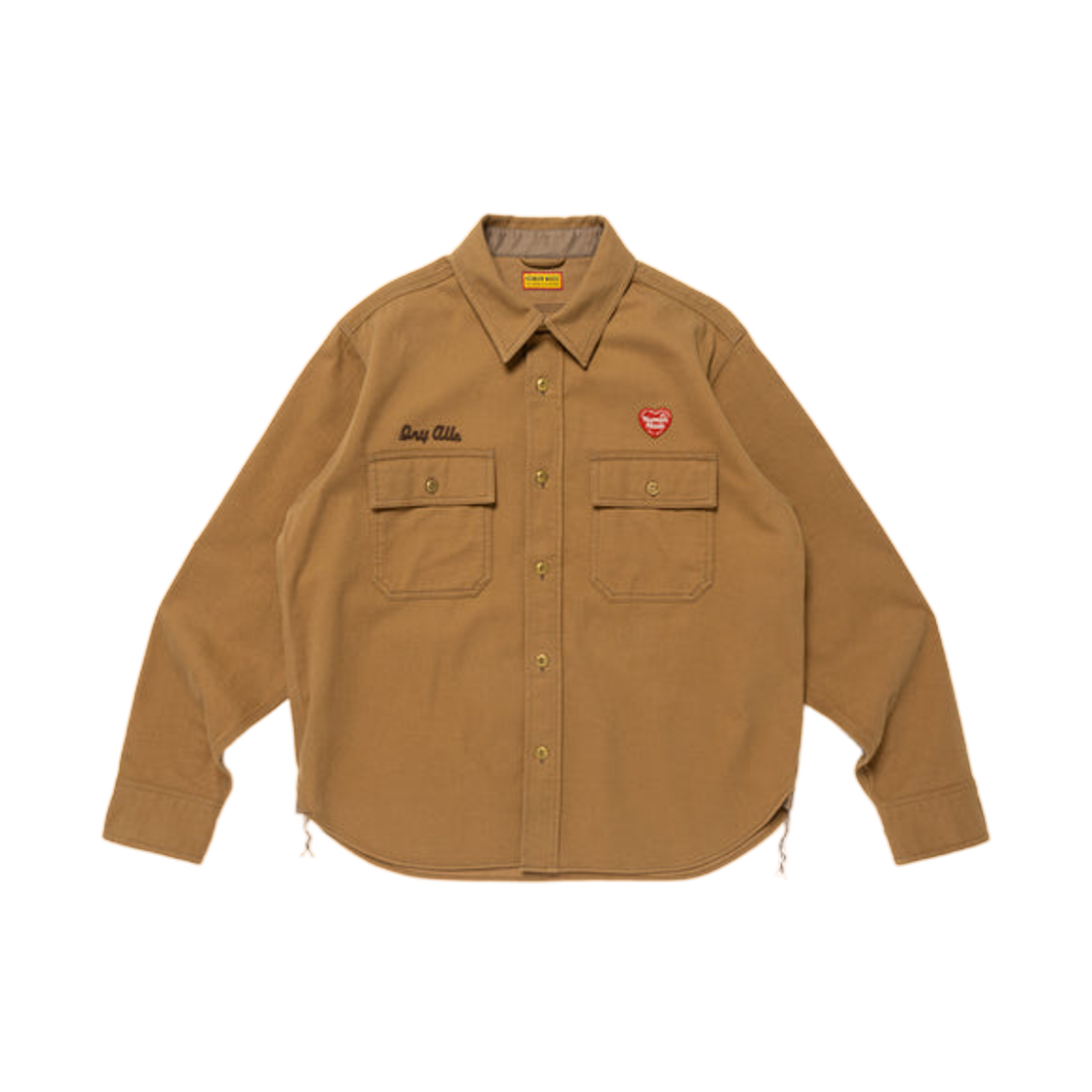 HM30SH004 Human Made Work Shirt Beige