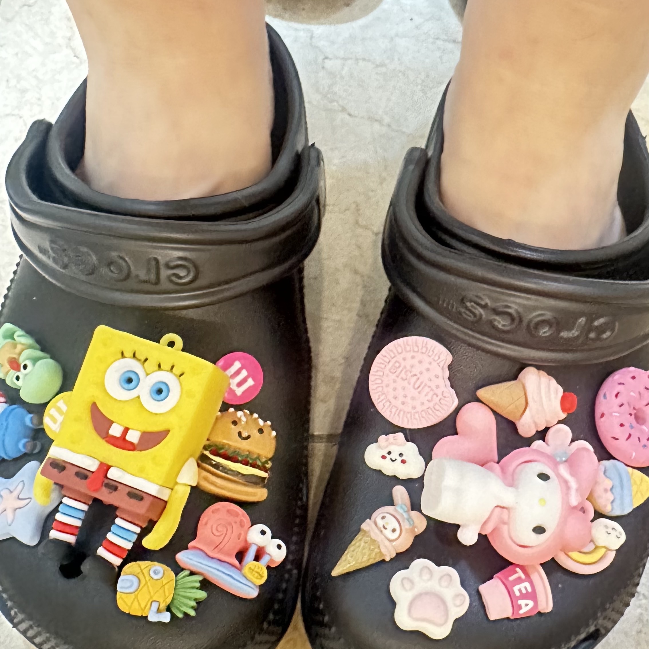 Crocs Classic Clog Black 착용 스타일