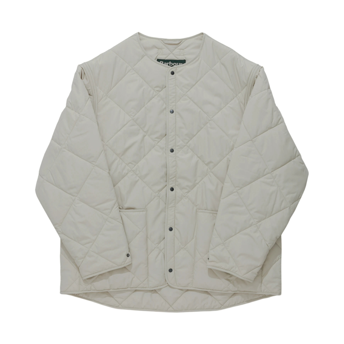 A0KS0000PLS1 Kaptain Sunshine Quilted Jacket Clay