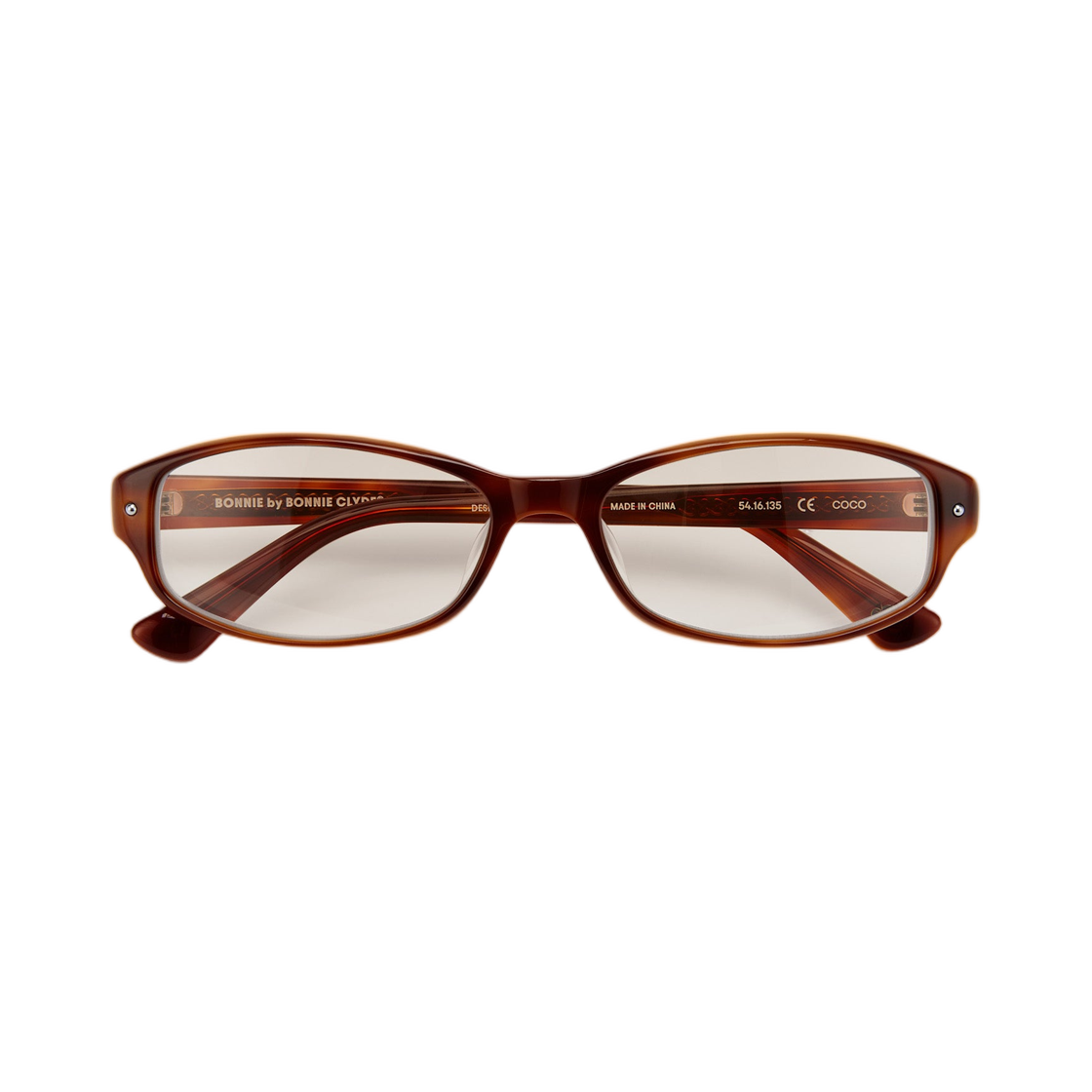 보니 클라이드 코코 레이어드 브라운 논 프리스크립션 블루라이트(Bonnie Clyde Coco Layered Brown Non Prescription Blue Light Lenses)