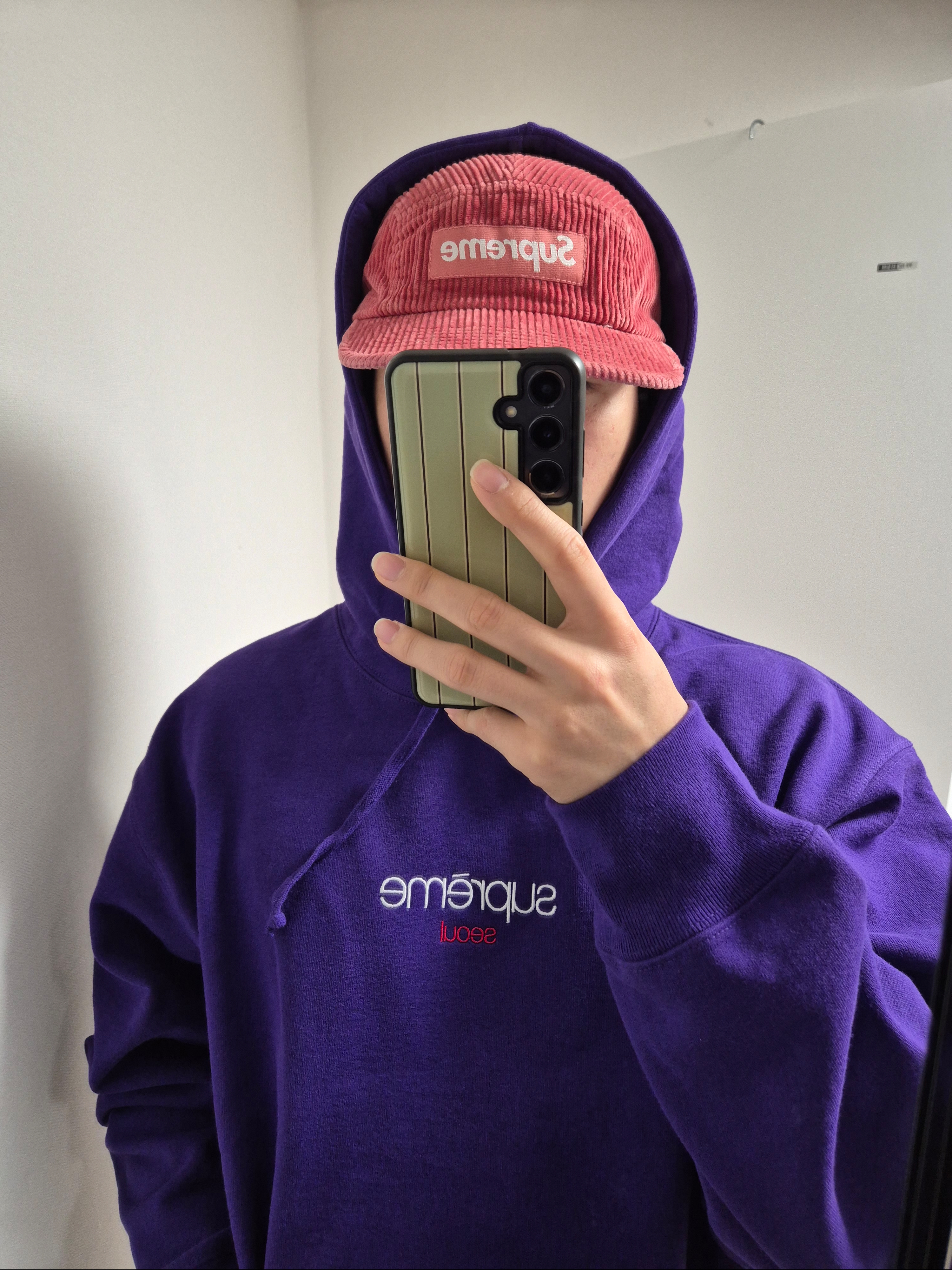 Palace Reflecto 1/4 Zip Navy - 25SS, Nike x Stussy Utility Pants Obsidian (HQ8545-451) 착용 스타일 - 3