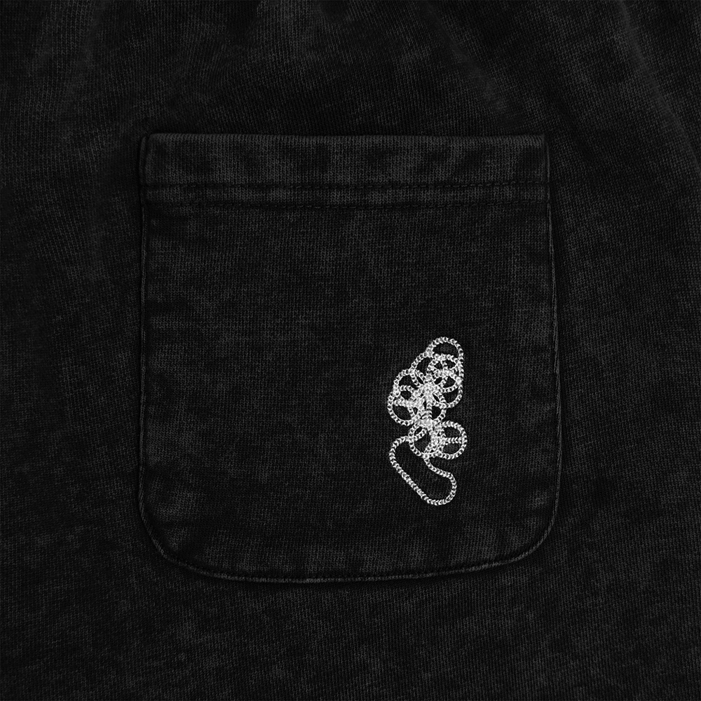 에러앤와이씨 임프린트 프로스트 프렌치 테리 쇼츠 블랙(ERROR NYC Imprint Frost French Terry Shorts Black) - 5