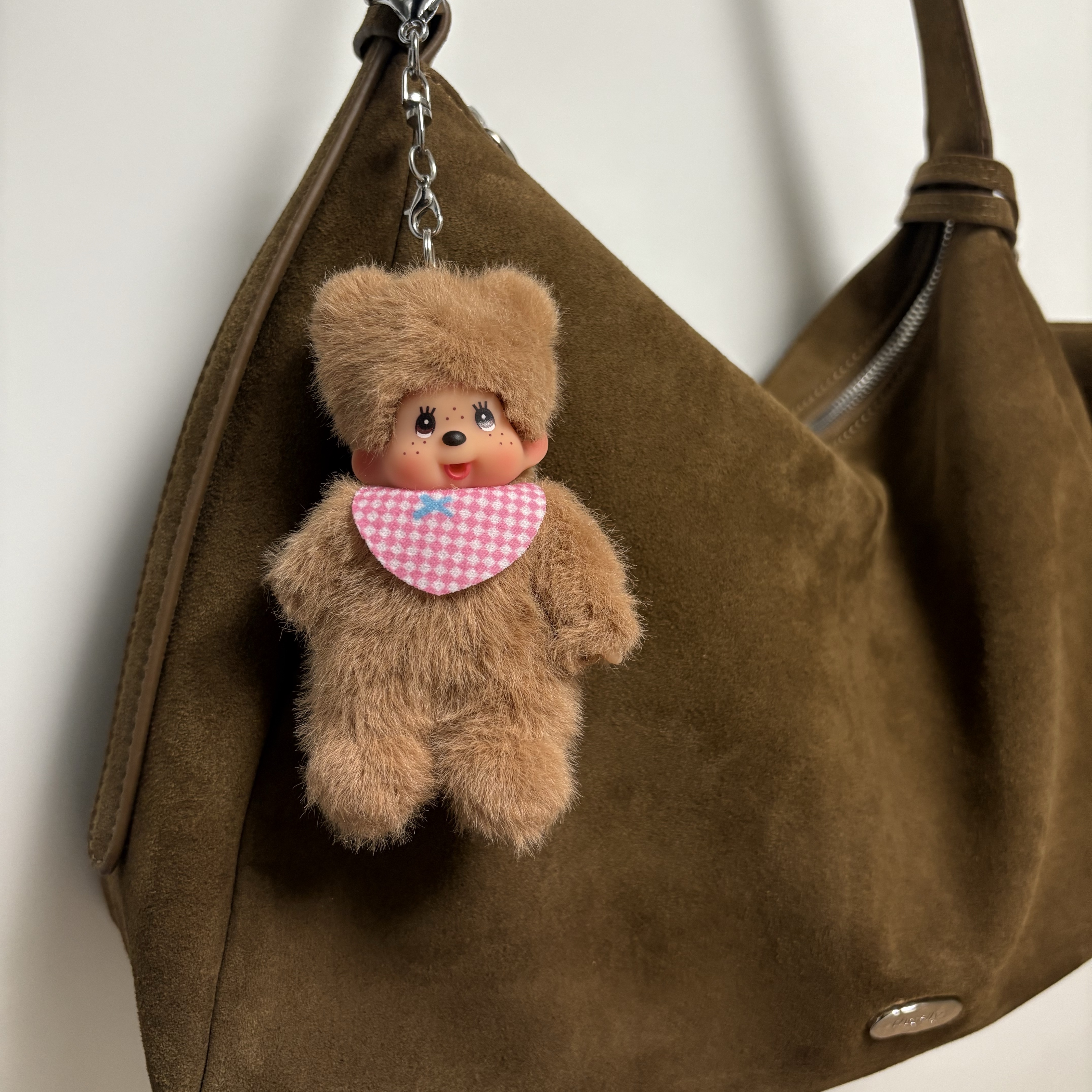 Monchhichi DX Keychain Bearchhichi 착용 스타일