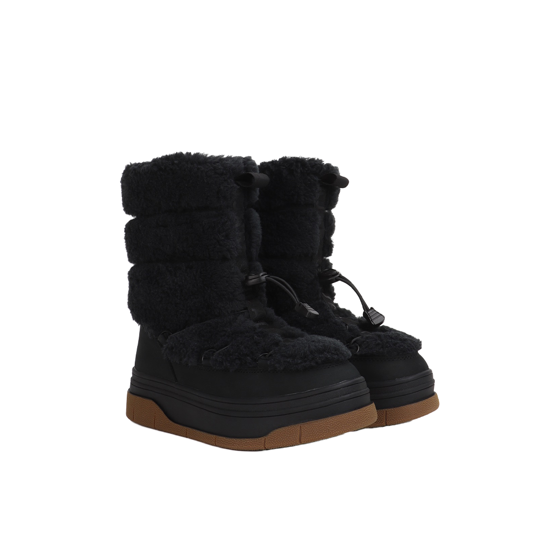 PJR-B01376-BLK PAJAR Janie 2.0 Shearling Boots High Black