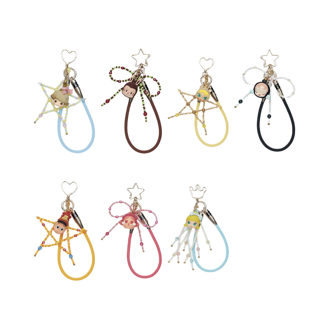 팝마트 15주년 시리즈 케이블 펜던트 미개봉 랜덤박스 (6개입)(Pop Mart Celebrating The Moment Series Cable Pendant Sealed Case (6 Blind Boxes)) - 2