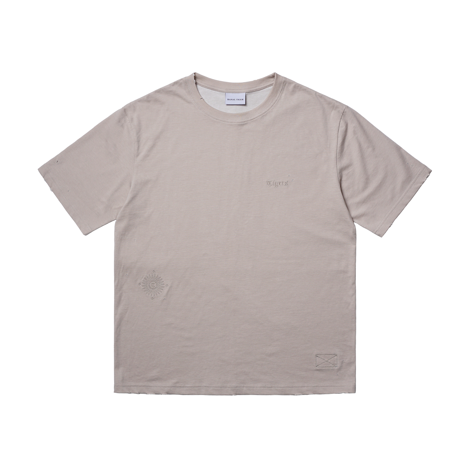 [KREAM 단독] 버날 타이거 타이거즈 티셔츠 베이지([KREAM 단독] BANAL TIGER Tigers T-Shirt Beige)